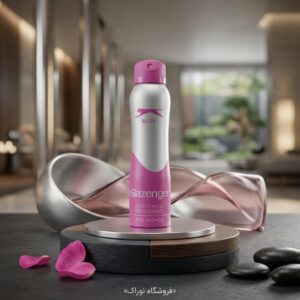 اسپری بدن ورزشی زنانه اورجینال اسلازنگر Pink حجم ۱۵۰ میل | Slazenger Pink