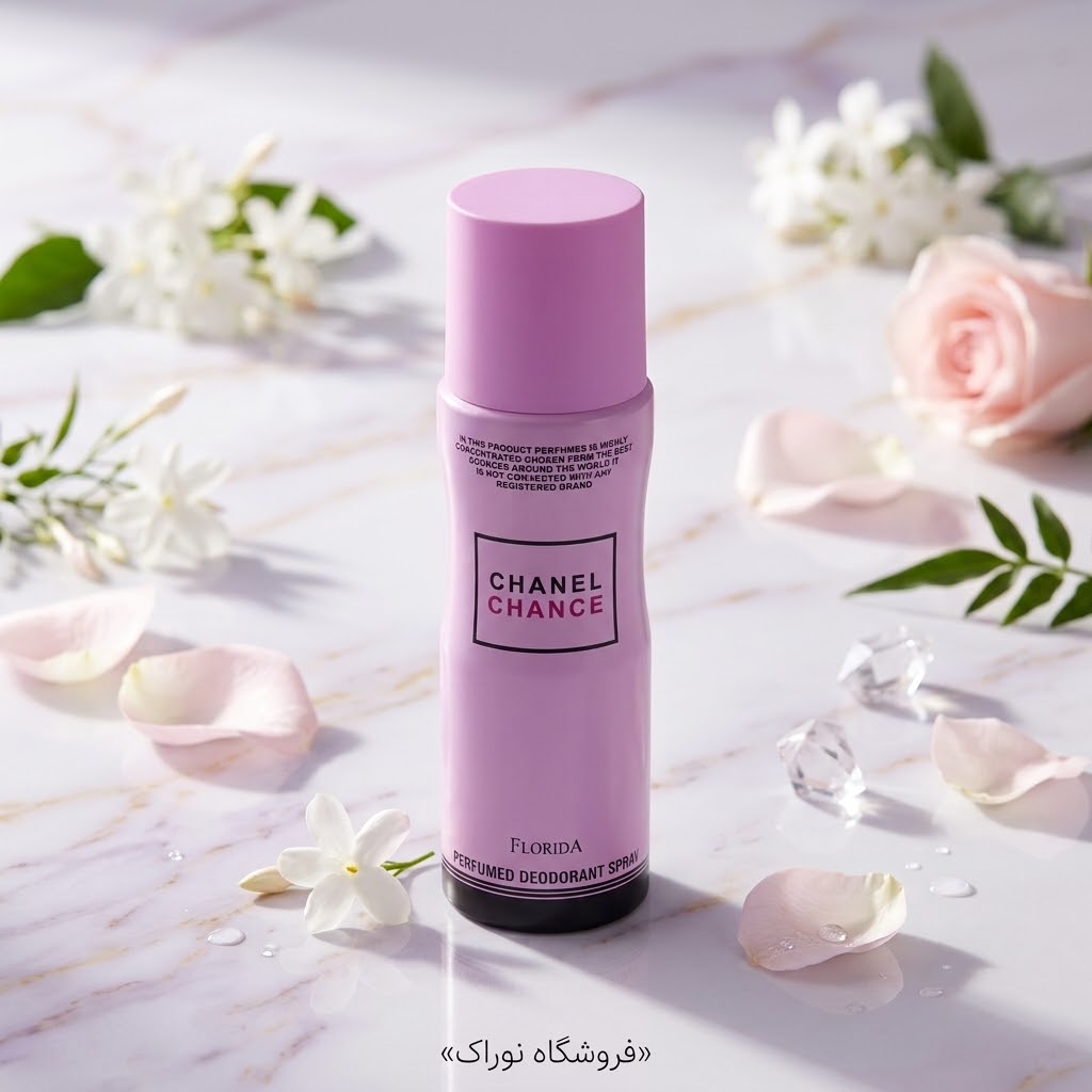 اسپری بدن اورجینال فلوریدا شنل چنس Chanel Chance حجم ۲۰۰ میل | اسپری خوشبوکننده بدن زنانه Florida