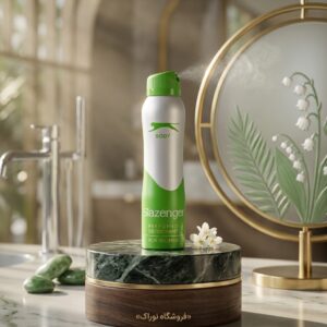 اسپری بدن ورزشی زنانه اورجینال اسلازنگر Green حجم ۱۵۰ میل | Slazenger Green